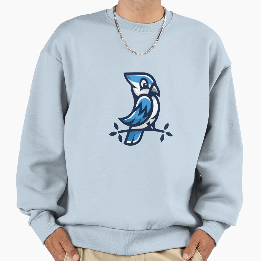 Blue Sweatshirt - Aesthetic Graphic Men Women - T-Shirt, Sweatshirt, Hoodie