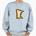 Orange Minnesota Mn Sweatshirt - Casual Everyday Wear for Adults - T-Shirt, Sweatshirt, Hoodie