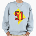 51St Dc State Basebool Sweatshirt - Streetwear Style Unisex - T-Shirt, Sweatshirt, Hoodie