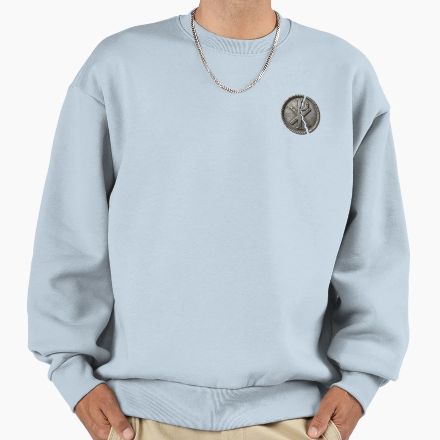Chi Row Symbolon Coin Agreement Sweatshirt - Trendy Graphic Unisex - T-Shirt, Sweatshirt, Hoodie