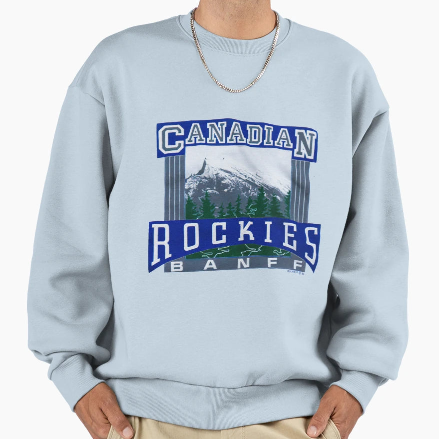 Canadian Rockies Banff Sweatshirt - Unique Graphic Unisex - T-Shirt, Sweatshirt, Hoodie