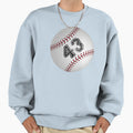 Baseball Ball Number 43 Forty Three Sweatshirt - Novelty Apparel Men Women - T-Shirt, Sweatshirt, Hoodie