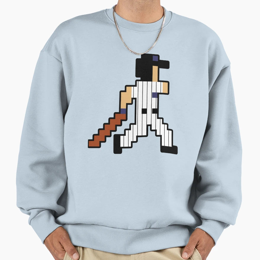 Colorado Pixel Baseball Player Sweatshirt - Unique Graphic Unisex - T-Shirt, Sweatshirt, Hoodie