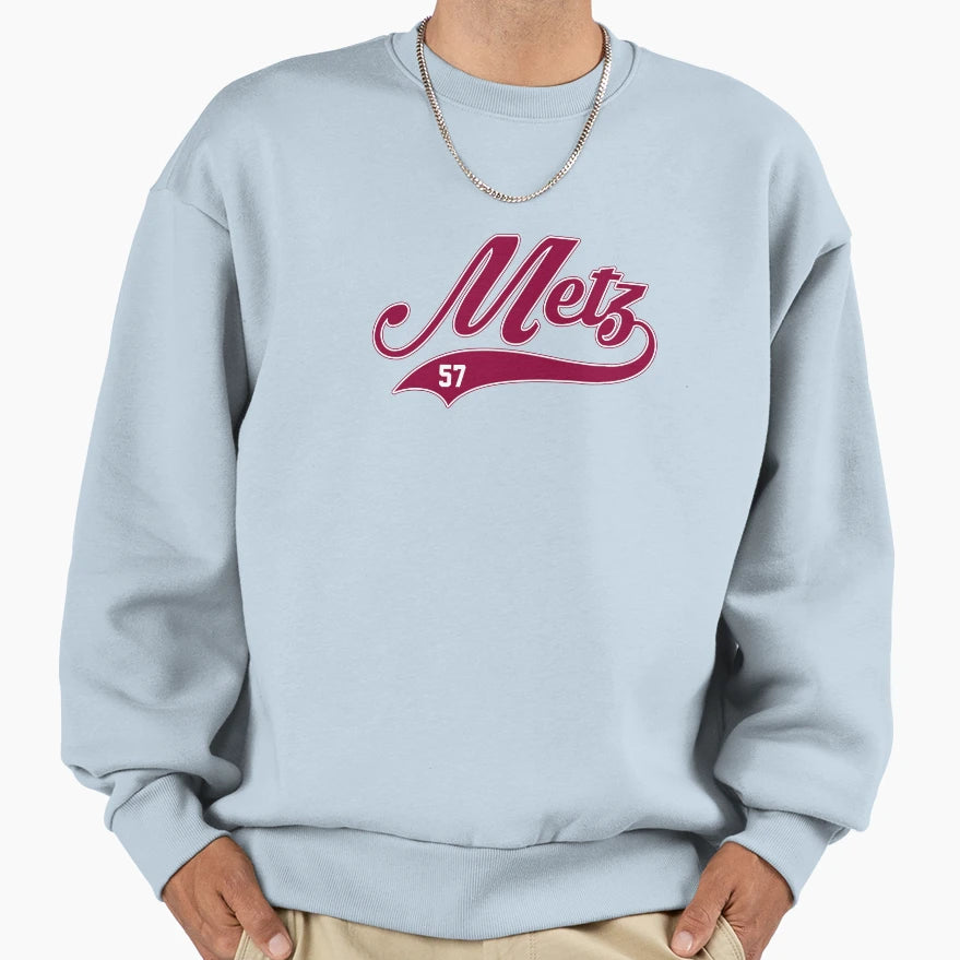 Metz Baseball Sweatshirt - Trendy Graphic Unisex - T-Shirt, Sweatshirt, Hoodie