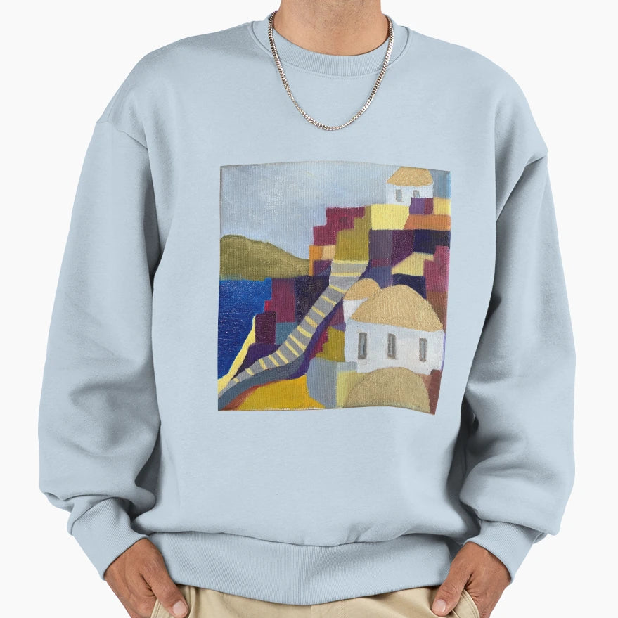 Golden Village Sweatshirt - Custom Art Print for Adults - T-Shirt, Sweatshirt, Hoodie
