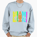 Miami Sweatshirt - Custom Art Print for Adults - T-Shirt, Sweatshirt, Hoodie