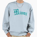 Miami Florida Throwback Hometown Sweatshirt - Graphic Print Men Women - T-Shirt, Sweatshirt, Hoodie