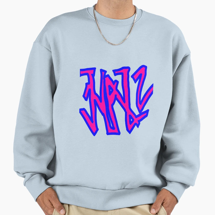 Graffiti Text Halz Sweatshirt - Aesthetic Graphic Unisex - T-Shirt, Sweatshirt, Hoodie