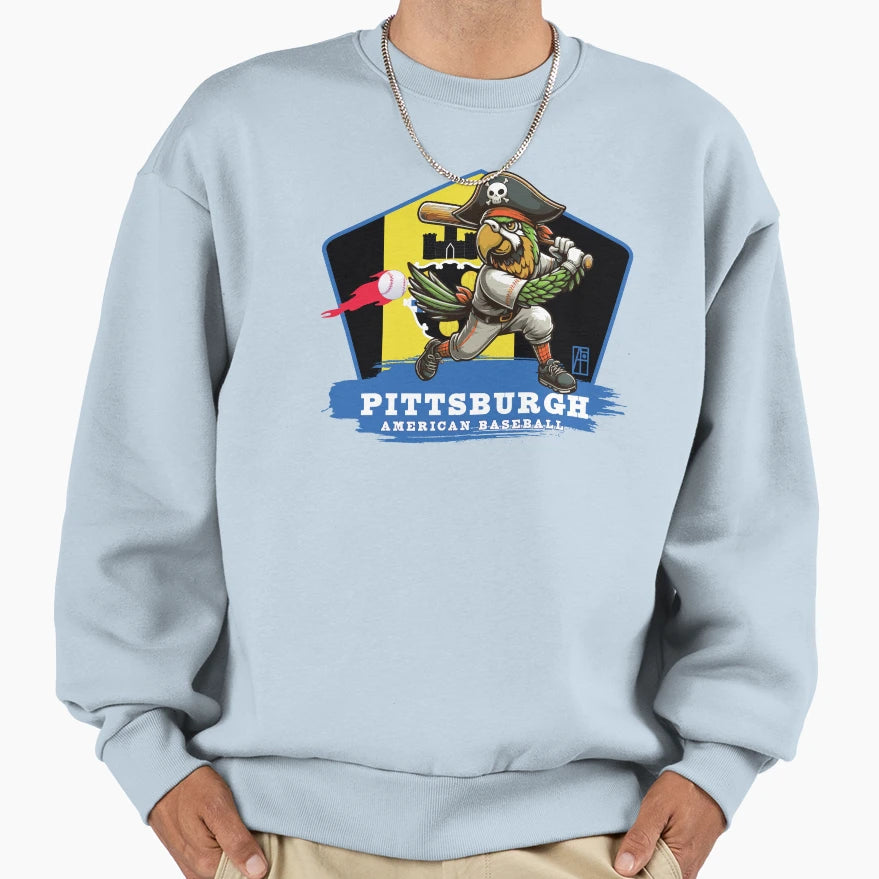 Usa American Baseball Sweatshirt - Casual Everyday Wear for Adults - T-Shirt, Sweatshirt, Hoodie