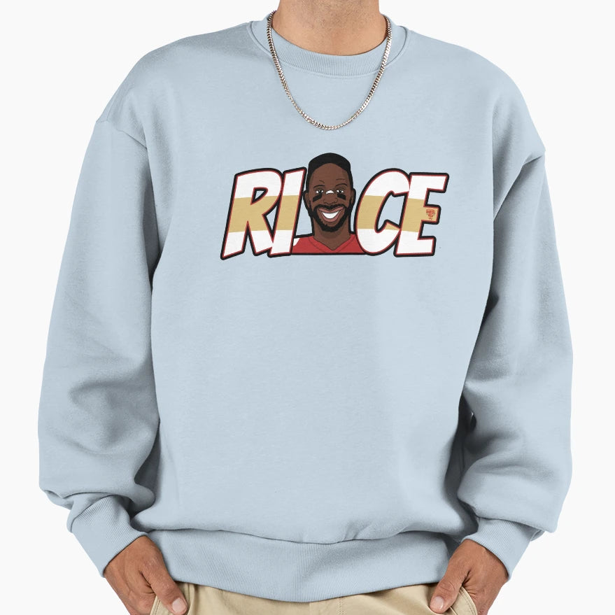Young Jerry Rice Sweatshirt - Fun Novelty Design Unisex - T-Shirt, Sweatshirt, Hoodie