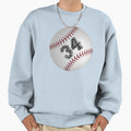 Baseball Ball Number 34 Thirty Four Sweatshirt - Trendy Graphic for Adults - T-Shirt, Sweatshirt, Hoodie