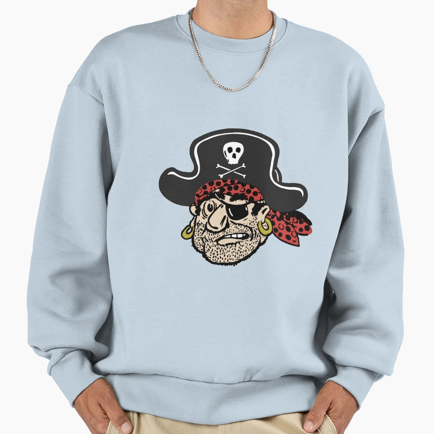 Funny Pirate Sweatshirt - Casual Everyday Wear Unisex - T-Shirt, Sweatshirt, Hoodie