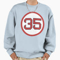Rickey Henderson 35 Jersey Number Sweatshirt - Custom Art Print Unisex - T-Shirt, Sweatshirt, Hoodie