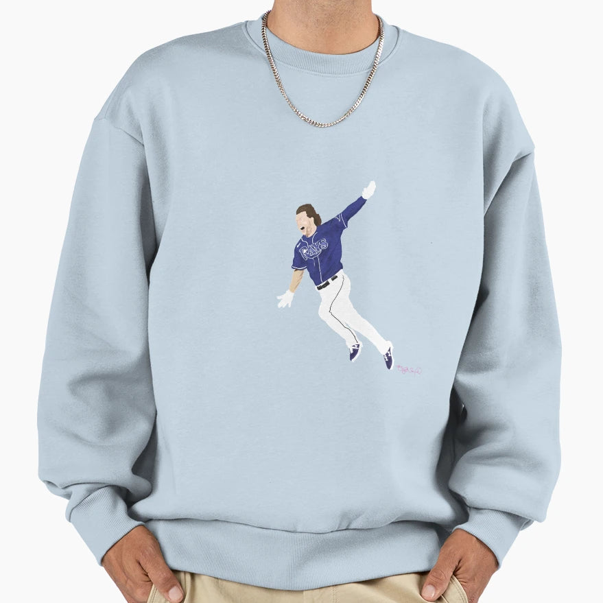 Brett Phillips Digital Drawing Sweatshirt - Minimalist Print for Adults - T-Shirt, Sweatshirt, Hoodie