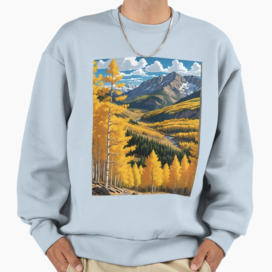 Vivid Fall Colors Colorados Sweatshirt - Casual Everyday Wear Men Women - T-Shirt, Sweatshirt, Hoodie