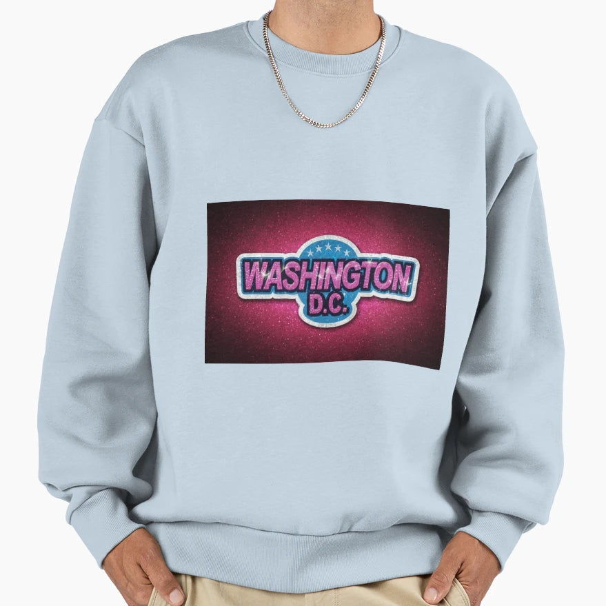 Washington D C Scl Sweatshirt - Novelty Apparel for Adults - T-Shirt, Sweatshirt, Hoodie