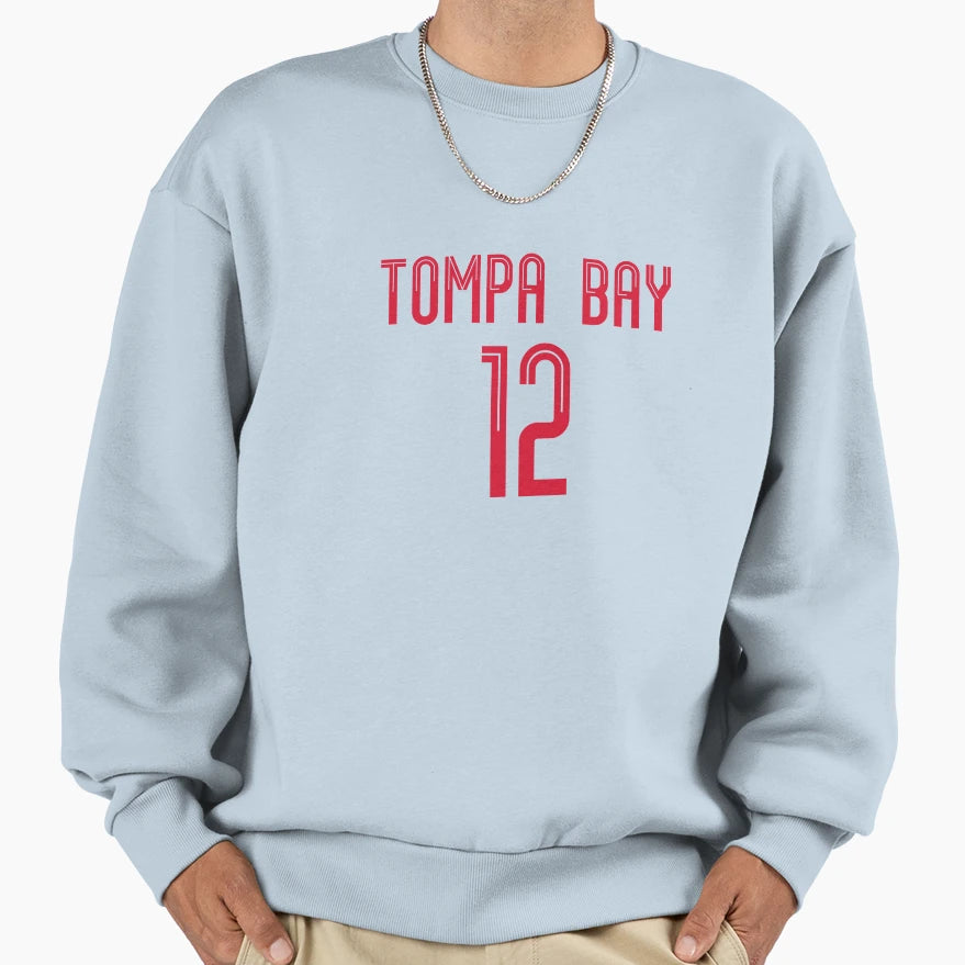 Tompa Bay 12 Sweatshirt - Custom Art Print for Adults - T-Shirt, Sweatshirt, Hoodie