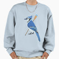 Crew Blue Jay Sweatshirt - Graphic Print Men Women - T-Shirt, Sweatshirt, Hoodie
