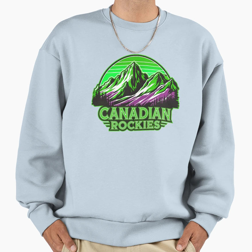 Canadian Rockies Sweatshirt - Novelty Apparel Unisex - T-Shirt, Sweatshirt, Hoodie