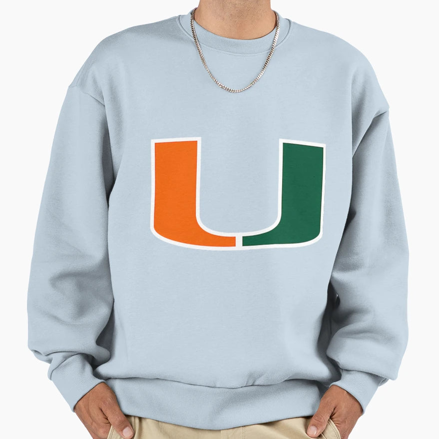 Be Miami Hurricanes Sports Sweatshirt - Custom Art Print Unisex - T-Shirt, Sweatshirt, Hoodie