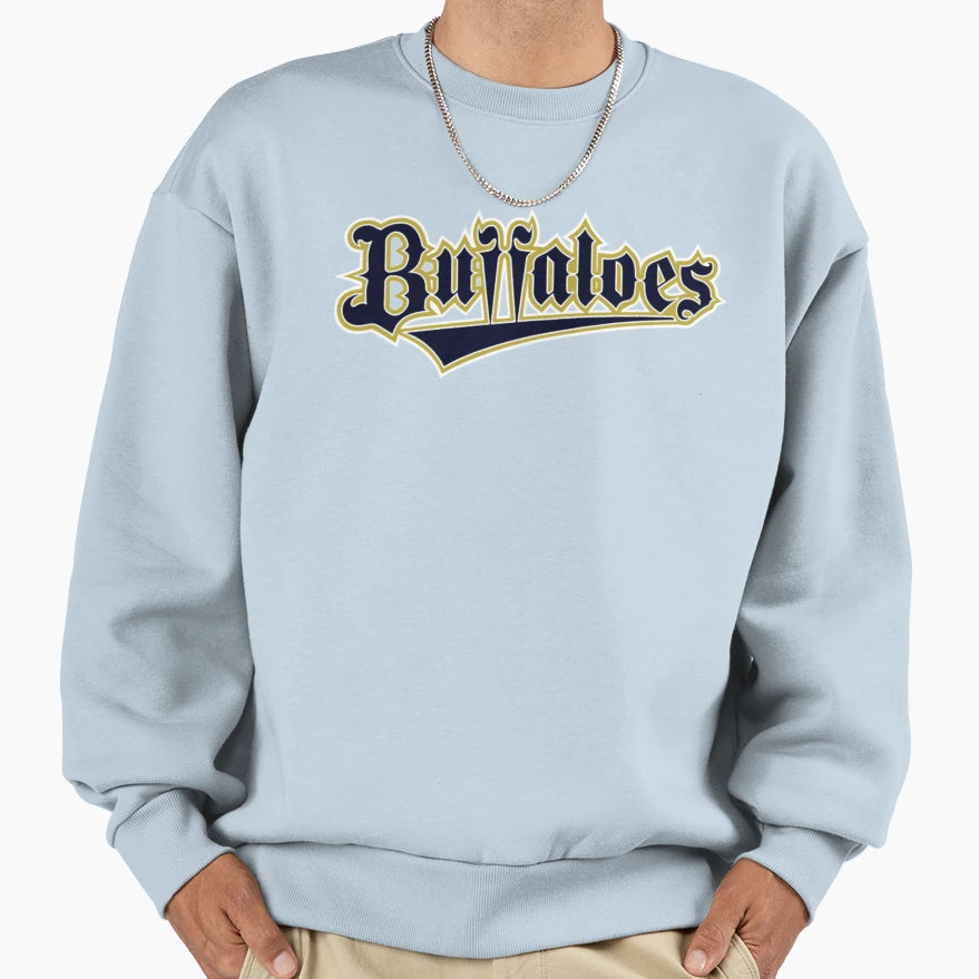 Orix Buffaloes Sweatshirt - Minimalist Print for Adults - T-Shirt, Sweatshirt, Hoodie