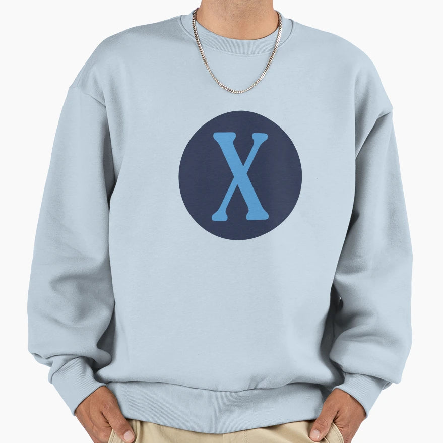 Letter X Monogram Sweatshirt - Fun Novelty Design Unisex - T-Shirt, Sweatshirt, Hoodie