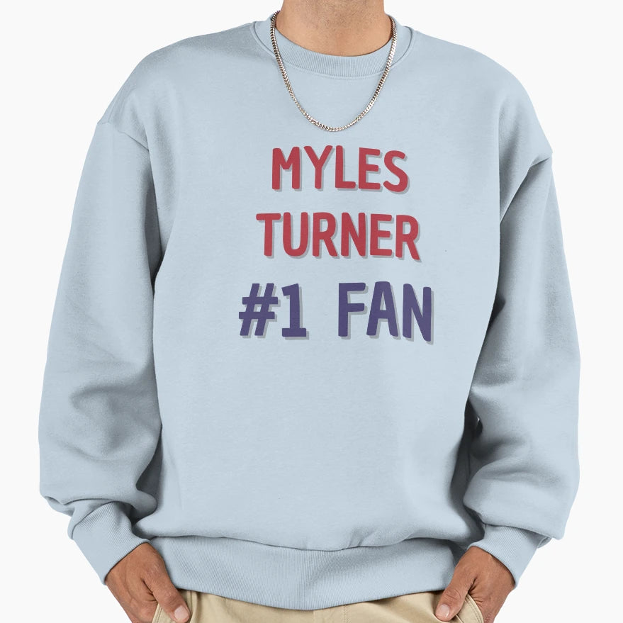 Myles Turner 1 Fan Sweatshirt - Custom Art Print Unisex - T-Shirt, Sweatshirt, Hoodie