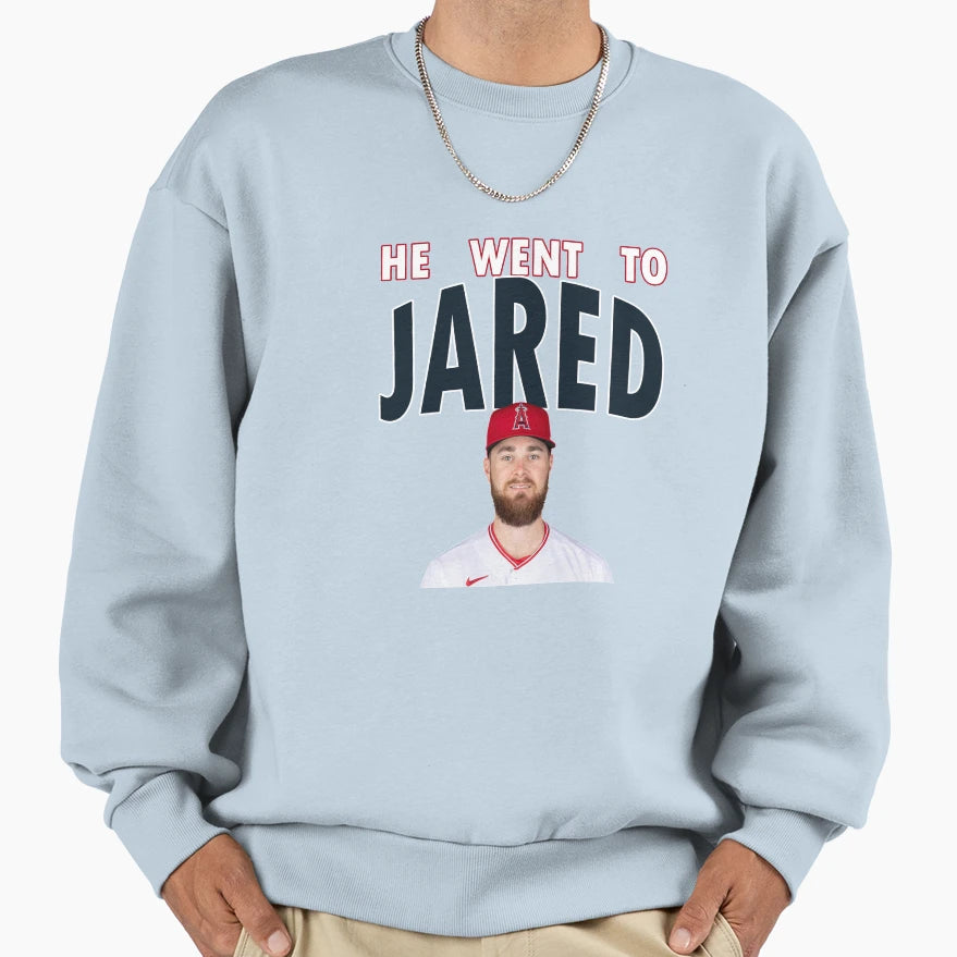 He Went To Jared Sweatshirt - Aesthetic Graphic for Adults - T-Shirt, Sweatshirt, Hoodie