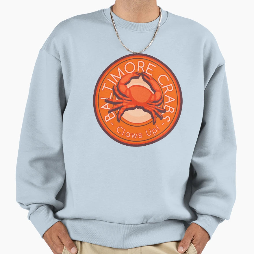Baltimore Crabs Blaseball Sweatshirt - Trendy Graphic Men Women - T-Shirt, Sweatshirt, Hoodie
