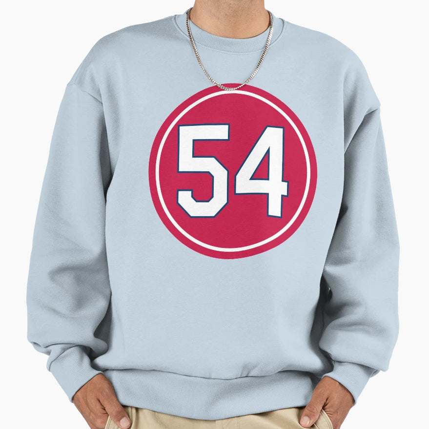 Jaime Garcia 54 Jersey Number Sweatshirt - Unique Graphic Unisex - T-Shirt, Sweatshirt, Hoodie