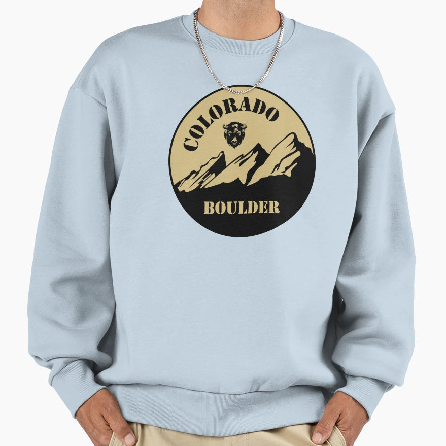 Colorado Boulder Sweatshirt - Streetwear Style for Adults - T-Shirt, Sweatshirt, Hoodie