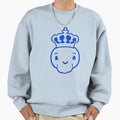Bird King Crown Ruler Beard Old Sweatshirt - Fun Novelty Design Unisex - T-Shirt, Sweatshirt, Hoodie