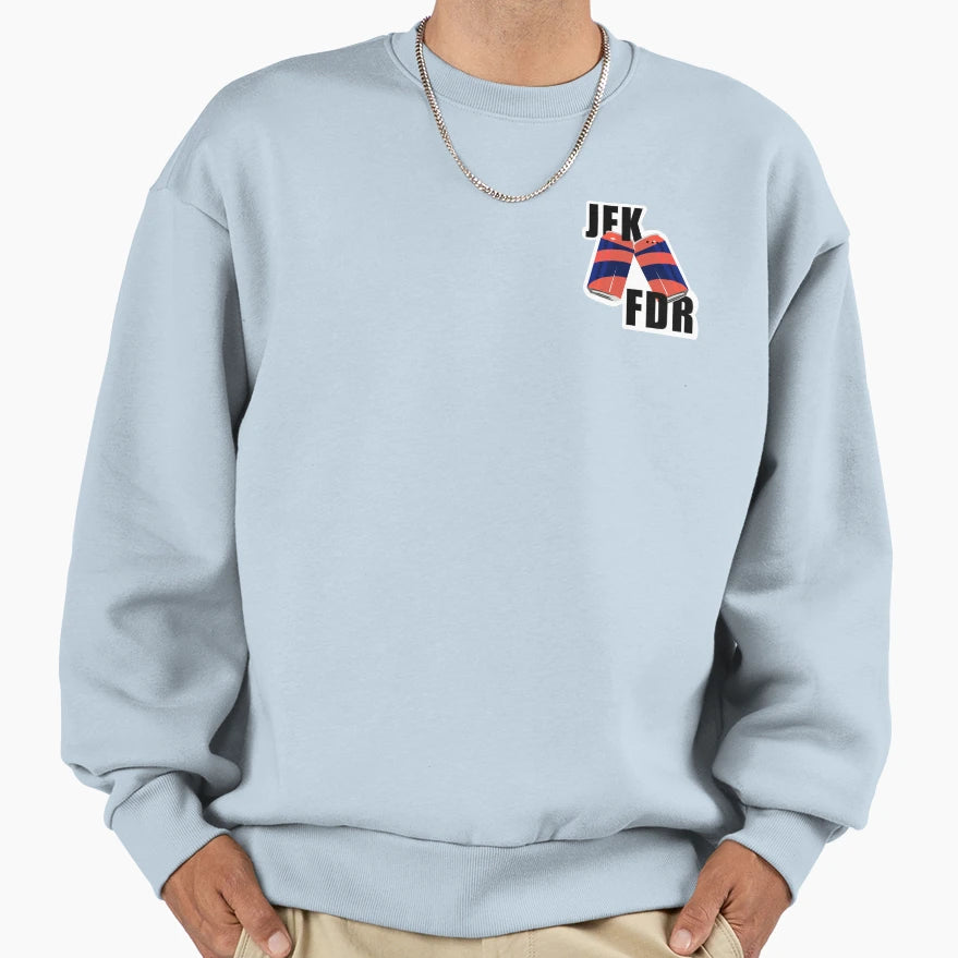 Jfk Fdr Sweatshirt - Unique Graphic Unisex - T-Shirt, Sweatshirt, Hoodie