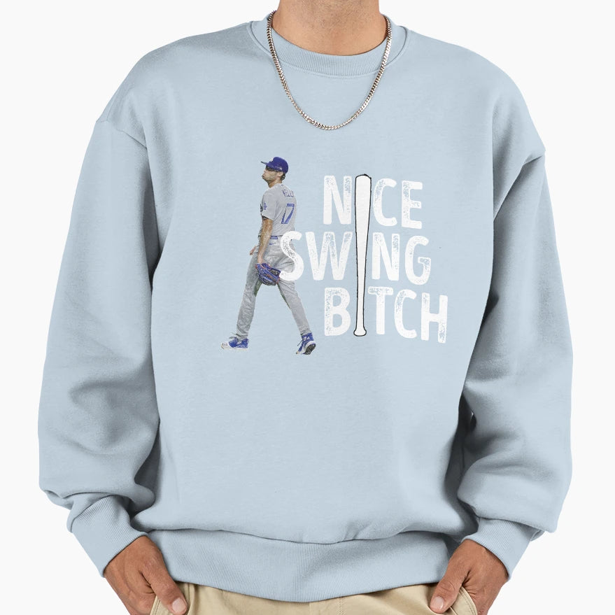 Nice Swing Bitch Joe Kelly Sweatshirt - Graphic Print Men Women - T-Shirt, Sweatshirt, Hoodie