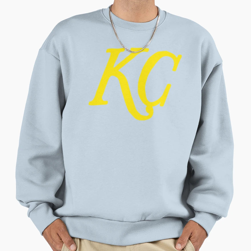 Kansas City Simple Initials Sweatshirt - Novelty Apparel Unisex - T-Shirt, Sweatshirt, Hoodie