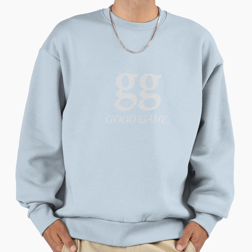 Gg Good Game Gaming Designs Streamers Sweatshirt - Novelty Apparel Unisex - T-Shirt, Sweatshirt, Hoodie