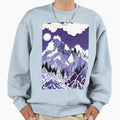 Pale Moonlight Purple Mountains Sweatshirt - Graphic Print Men Women - T-Shirt, Sweatshirt, Hoodie