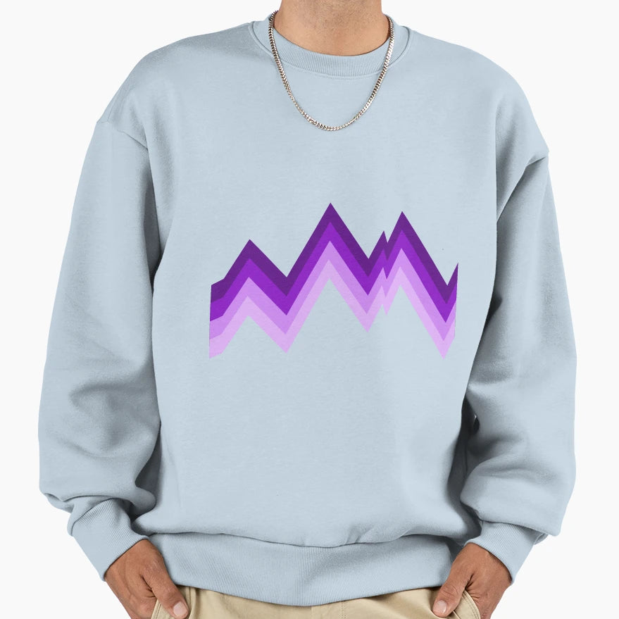 Purple Mountain Sweatshirt - Novelty Apparel for Adults - T-Shirt, Sweatshirt, Hoodie