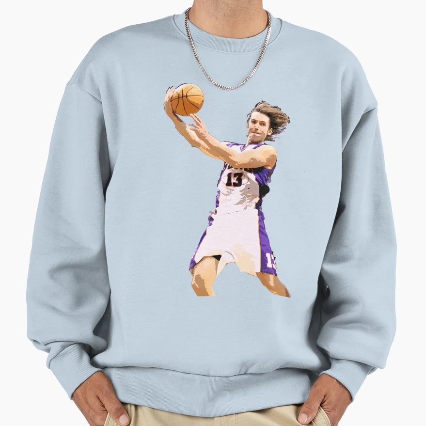 Steve Nash Sweatshirt - Fun Novelty Design for Adults - T-Shirt, Sweatshirt, Hoodie