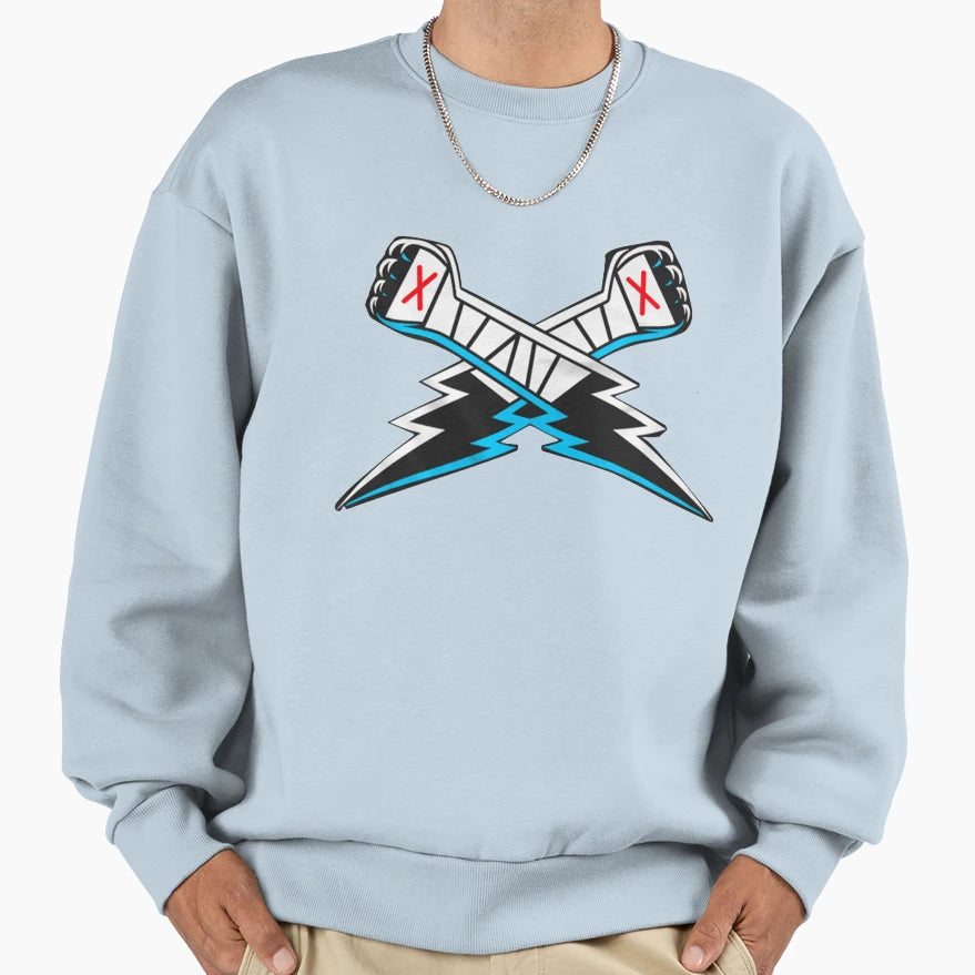 Clobbering Time Bolts Sweatshirt - Graphic Print for Adults - T-Shirt, Sweatshirt, Hoodie
