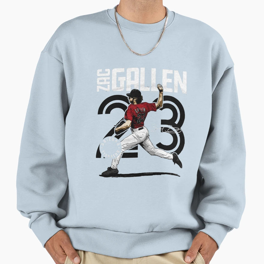 Zac Gallen Inline Sweatshirt - Novelty Apparel Men Women - T-Shirt, Sweatshirt, Hoodie