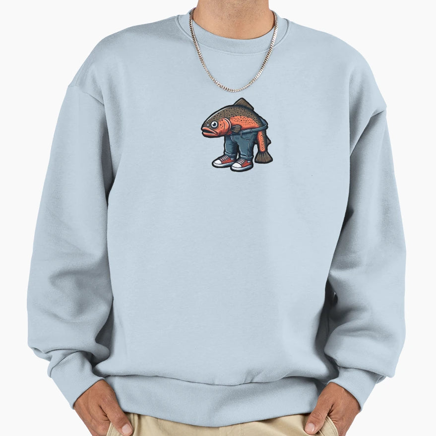 Trouser Trout Sweatshirt - Graphic Print Unisex - T-Shirt, Sweatshirt, Hoodie
