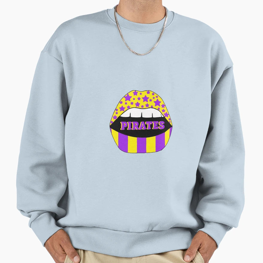 Ecu Star Lips Sweatshirt - Custom Art Print for Adults - T-Shirt, Sweatshirt, Hoodie