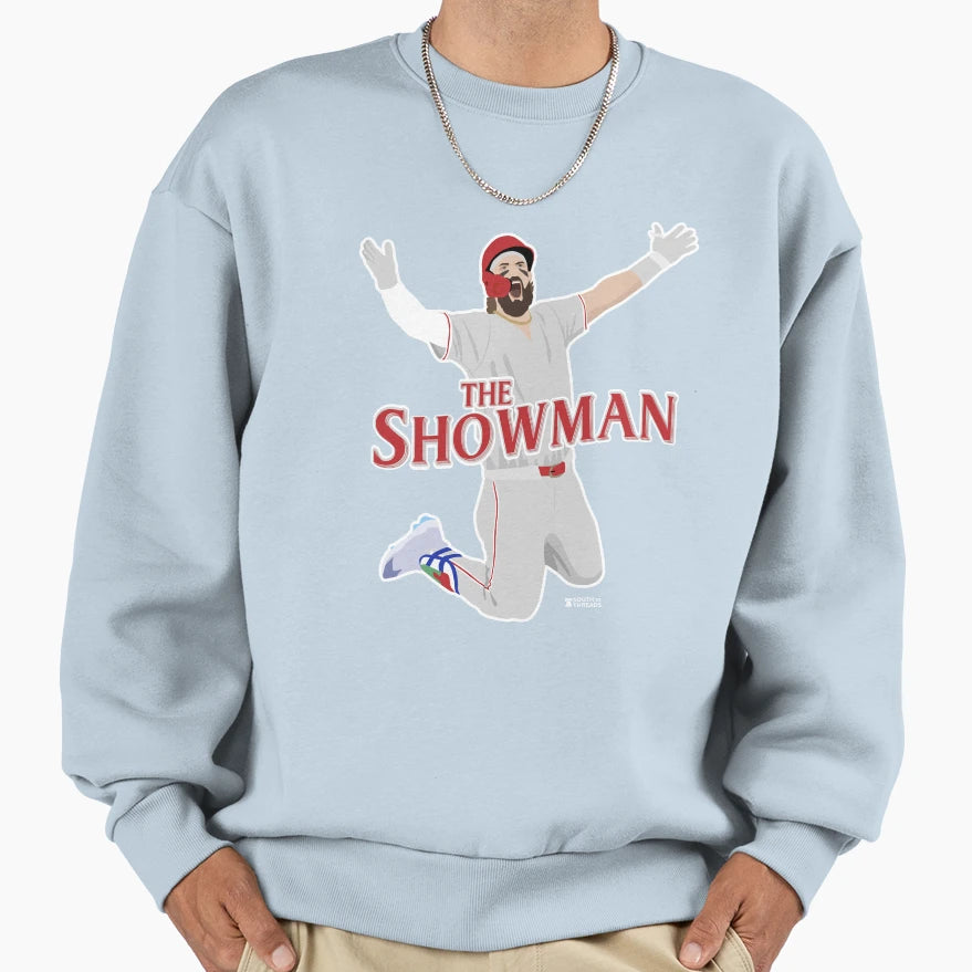 Showman Sweatshirt - Trendy Graphic for Adults - T-Shirt, Sweatshirt, Hoodie