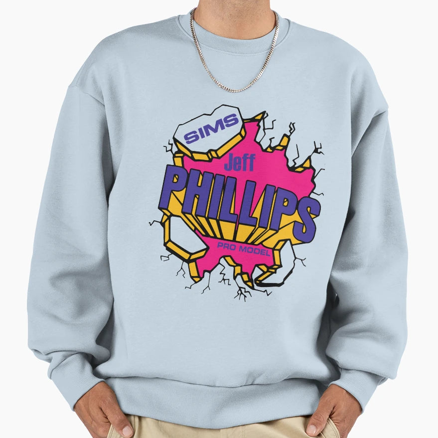 Jeff Phillips Sims Skateboard Sweatshirt - Fun Novelty Design Unisex - T-Shirt, Sweatshirt, Hoodie