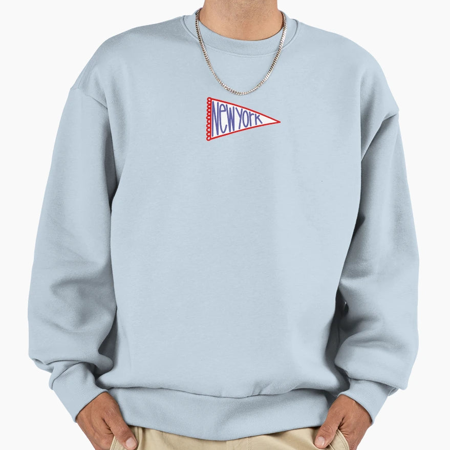 New York Flag Sweatshirt - Streetwear Style Unisex - T-Shirt, Sweatshirt, Hoodie