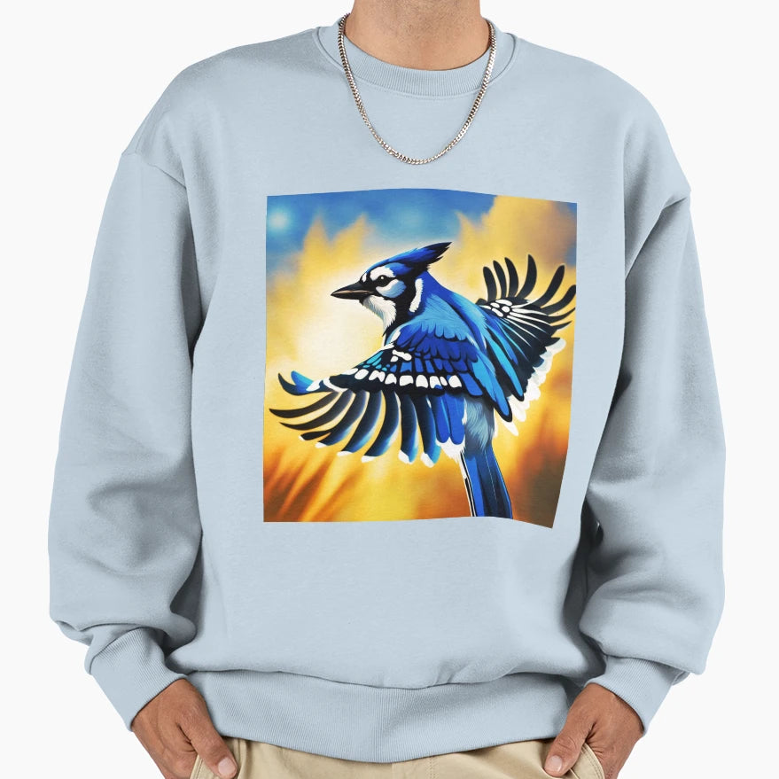 Blue Jays Gaio Azul V8 Sweatshirt - Minimalist Print for Adults - T-Shirt, Sweatshirt, Hoodie