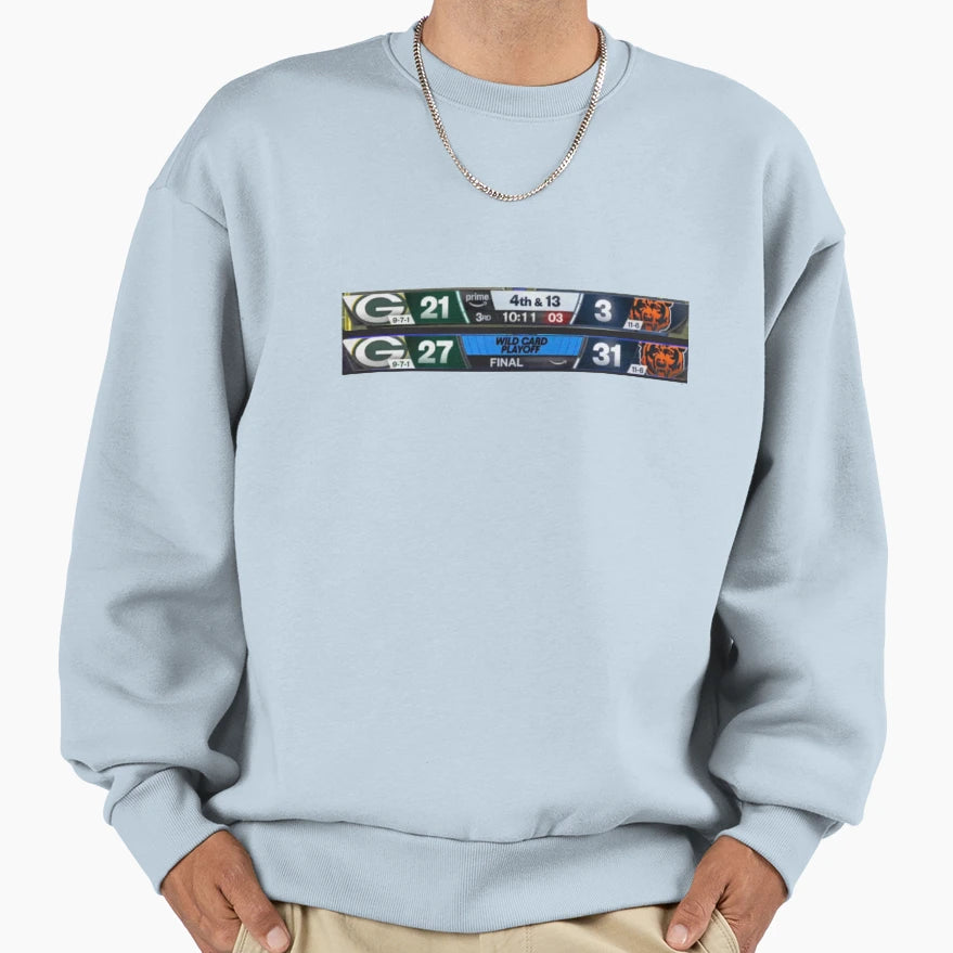 Chicago Bears Playoff Win Sweatshirt - Unique Graphic Men Women - T-Shirt, Sweatshirt, Hoodie
