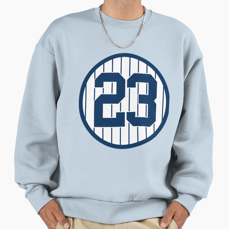 Don Mattingly 23 Jersey Number Sweatshirt - Streetwear Style Men Women - T-Shirt, Sweatshirt, Hoodie