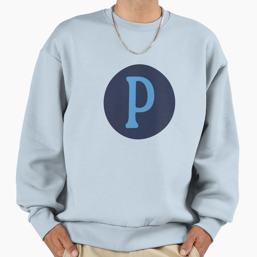 Letter P Monogram Sweatshirt - Custom Art Print for Adults - T-Shirt, Sweatshirt, Hoodie